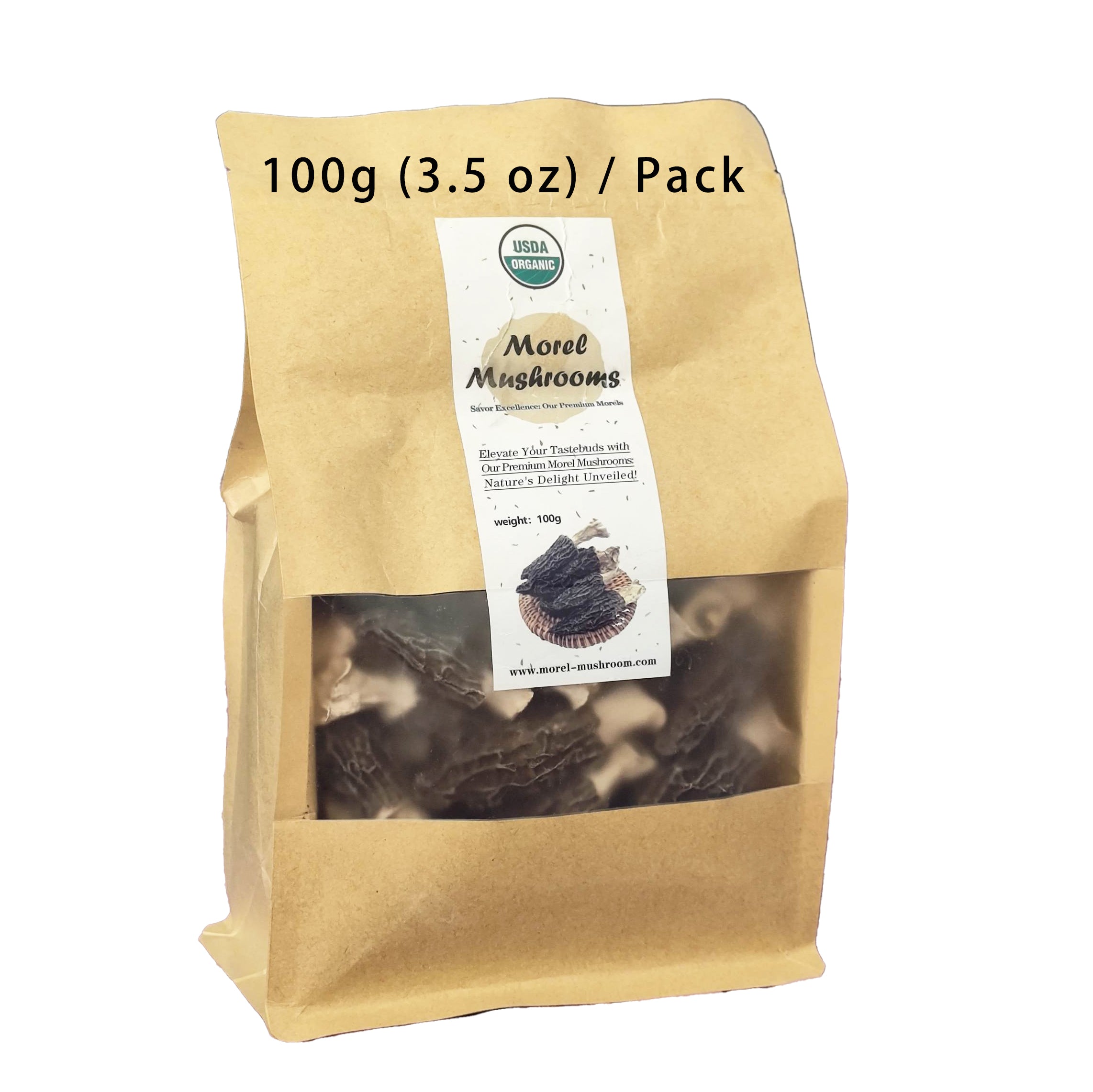 Dried Morel Mushrooms | Premium 5-7cm Selection | 100g/3.5Ounce for Only $38